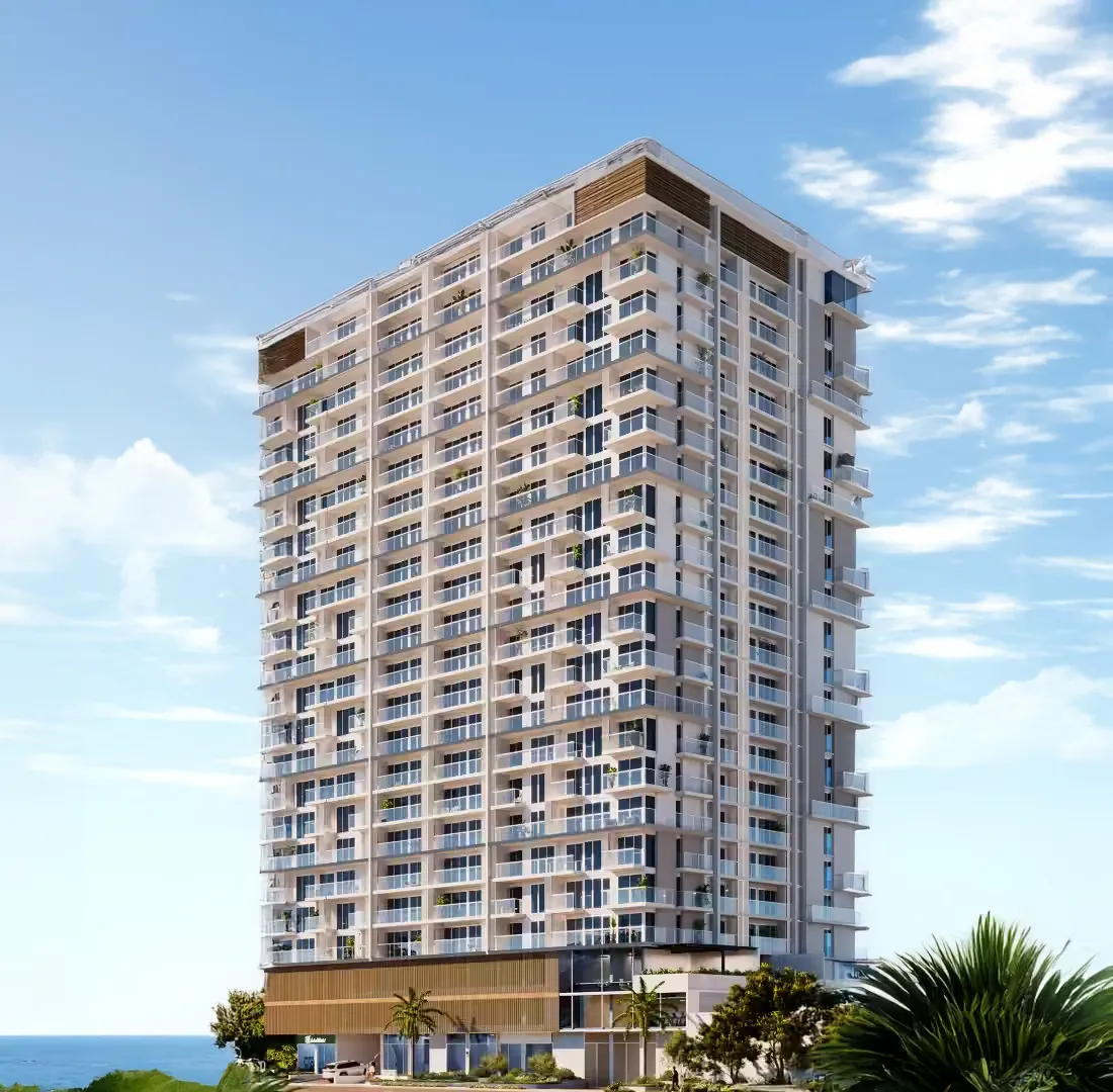 Render del edificio Rodadero Living en El Rodadero, Santa Marta